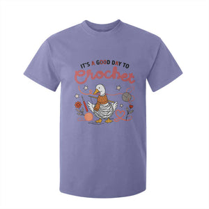 Funny Goose Crocheting T Shirt For Kid It Is A Good Day To Crochet TS12 Violet Print Your Wear