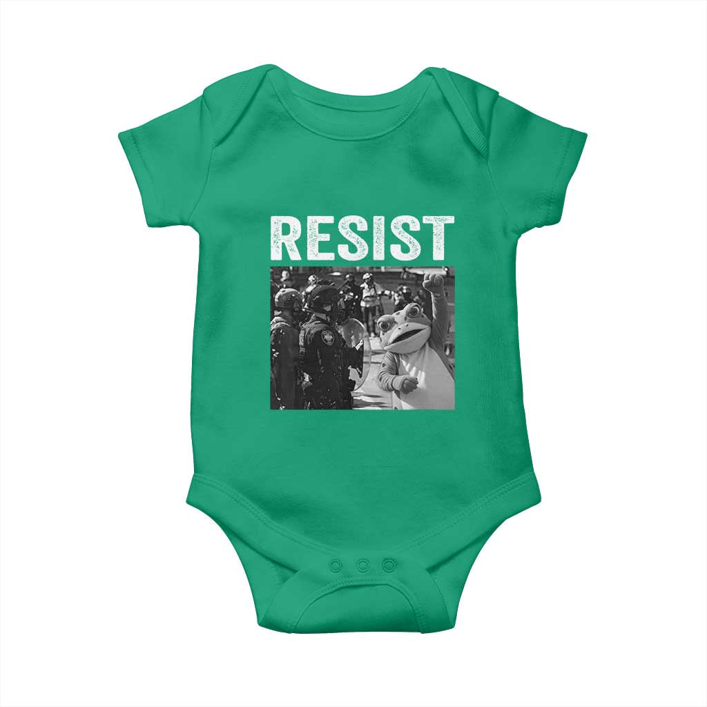 Portland Frog Protest Baby Onesie Funny Rebel Gift TS12 Irish Green Print Your Wear