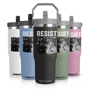 Portland Frog Protest Flip Straw Tumbler Funny Rebel Gift TS12 Print Your Wear