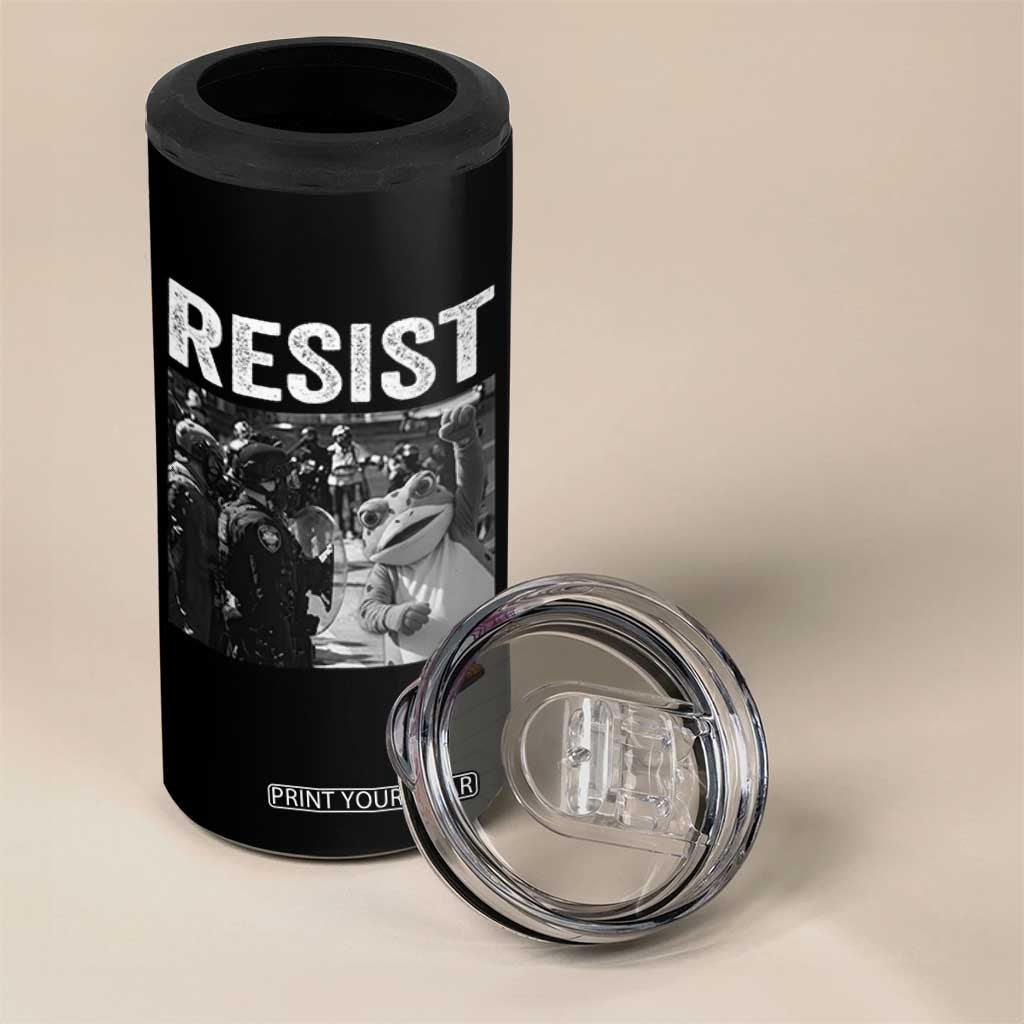 Portland Frog Protest 4 in 1 Can Cooler Tumbler Funny Rebel Gift TS12 Print Your Wear