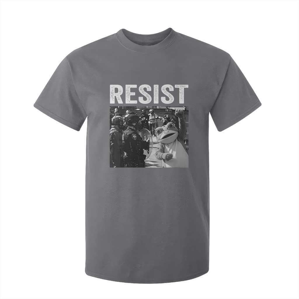 Portland Frog Protest T Shirt For Kid Funny Rebel Gift TS12 Charcoal Print Your Wear