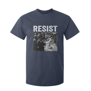Portland Frog Protest T Shirt For Kid Funny Rebel Gift TS12 Navy Print Your Wear
