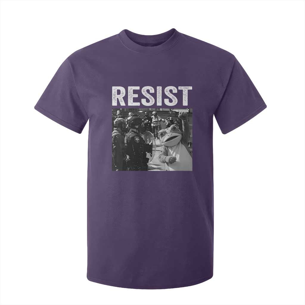 Portland Frog Protest T Shirt For Kid Funny Rebel Gift TS12 Purple Print Your Wear