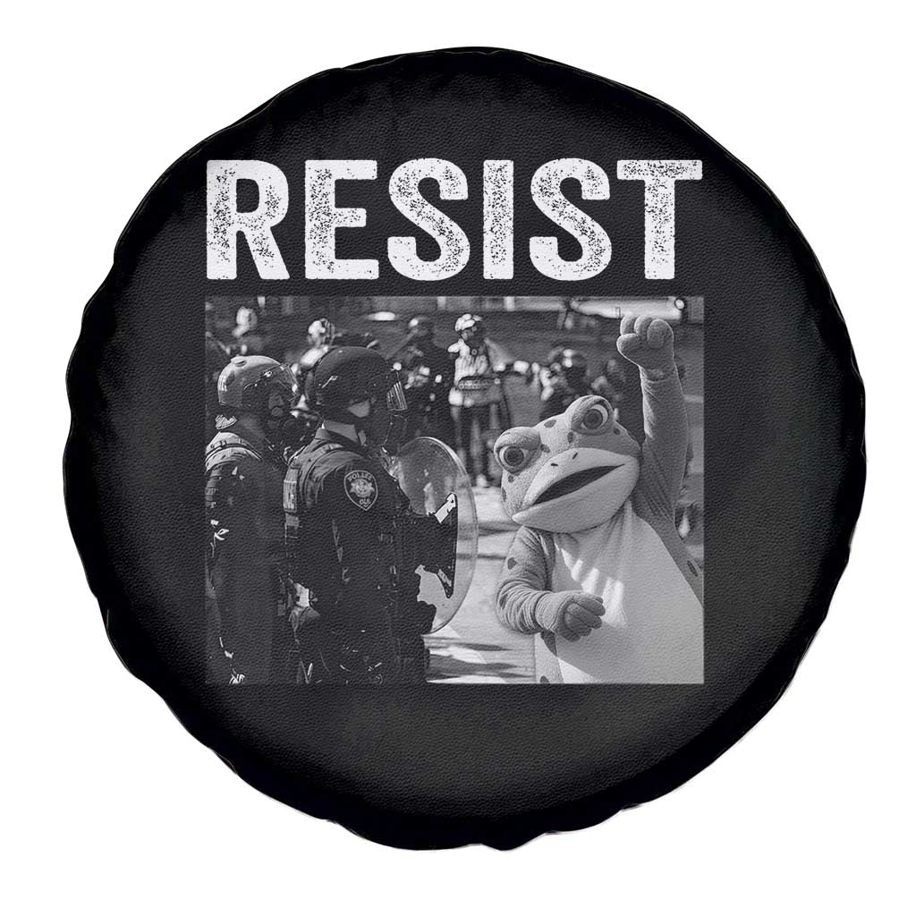 Portland Frog Protest Spare Tire Cover Funny Rebel Gift TS12 Print Your Wear