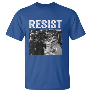 Portland Frog Protest T Shirt Funny Rebel Gift TS12 Royal Blue Print Your Wear