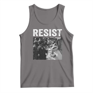 Portland Frog Protest Tank Top Funny Rebel Gift - Print Your Wear