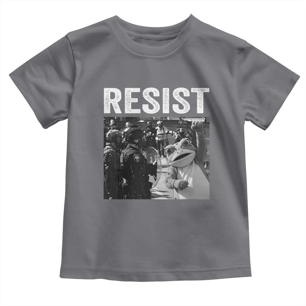 Portland Frog Protest Toddler T Shirt Funny Rebel Gift TS12 Charcoal Print Your Wear