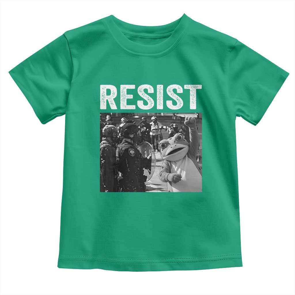 Portland Frog Protest Toddler T Shirt Funny Rebel Gift TS12 Irish Green Print Your Wear