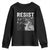 Portland Frog Protest Youth Sweatshirt Funny Rebel Gift - Print Your Wear