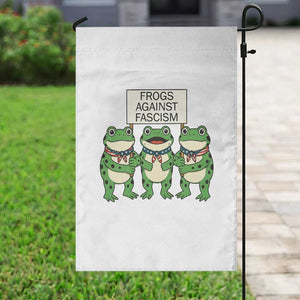 Frogs Against Fascism Garden Flag Funny Portland Meme Humor Gift TS12 Print Your Wear