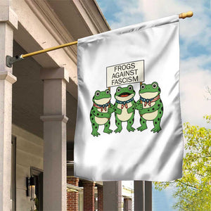 Frogs Against Fascism Garden Flag Funny Portland Meme Humor Gift TS12 Print Your Wear