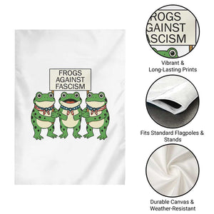 Frogs Against Fascism Garden Flag Funny Portland Meme Humor Gift TS12 Print Your Wear