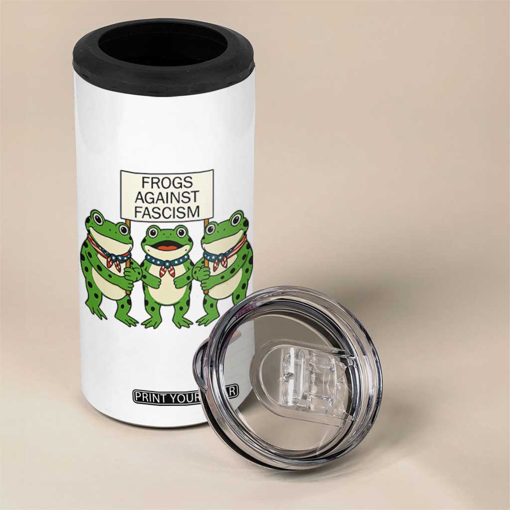 Frogs Against Fascism 4 in 1 Can Cooler Tumbler Funny Portland Meme Humor Gift TS12 Print Your Wear