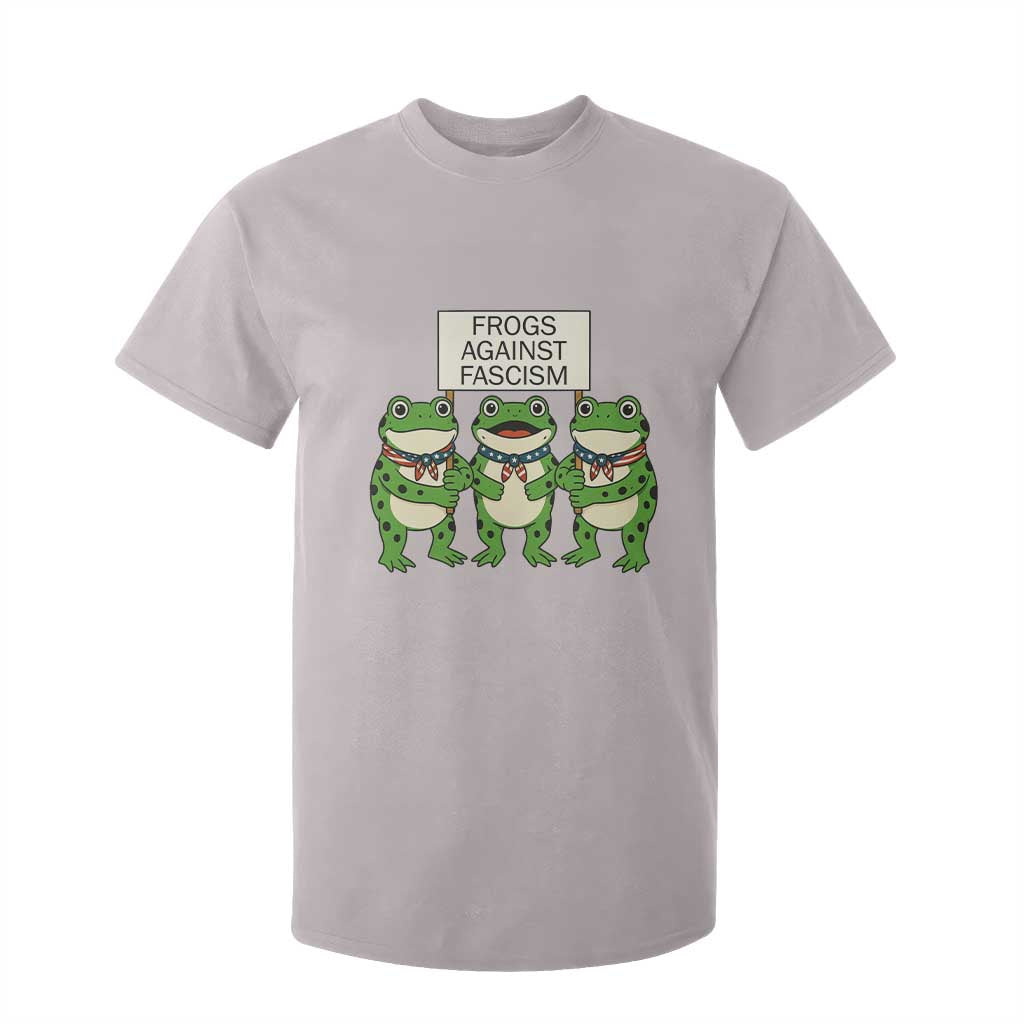 Frogs Against Fascism T Shirt For Kid Funny Portland Meme Humor Gift TS12 Ice Gray Print Your Wear