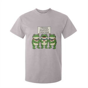 Frogs Against Fascism T Shirt For Kid Funny Portland Meme Humor Gift TS12 Ice Gray Print Your Wear