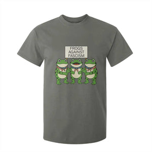 Frogs Against Fascism T Shirt For Kid Funny Portland Meme Humor Gift TS12 Military Green Print Your Wear