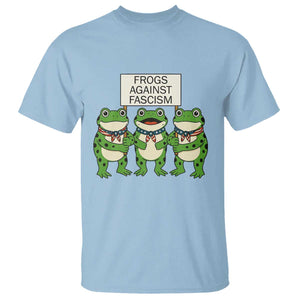 Frogs Against Fascism T Shirt Funny Portland Meme Humor Gift TS12 Light Blue Print Your Wear