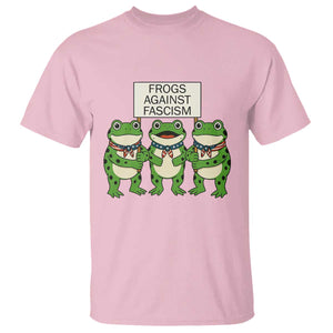 Frogs Against Fascism T Shirt Funny Portland Meme Humor Gift TS12 Light Pink Print Your Wear