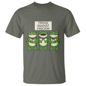 Frogs Against Fascism T Shirt Funny Portland Meme Humor Gift TS12 Military Green Print Your Wear