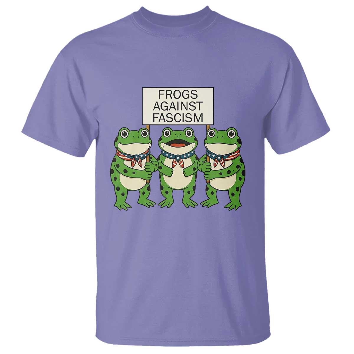 Frogs Against Fascism T Shirt Funny Portland Meme Humor Gift TS12 Violet Print Your Wear