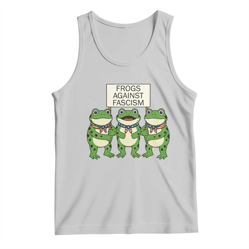 Frogs Against Fascism Tank Top Funny Portland Meme Humor Gift TS12 Ash Print Your Wear