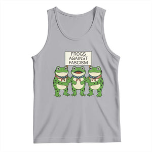 Frogs Against Fascism Tank Top Funny Portland Meme Humor Gift TS12 Athletic Heather Print Your Wear