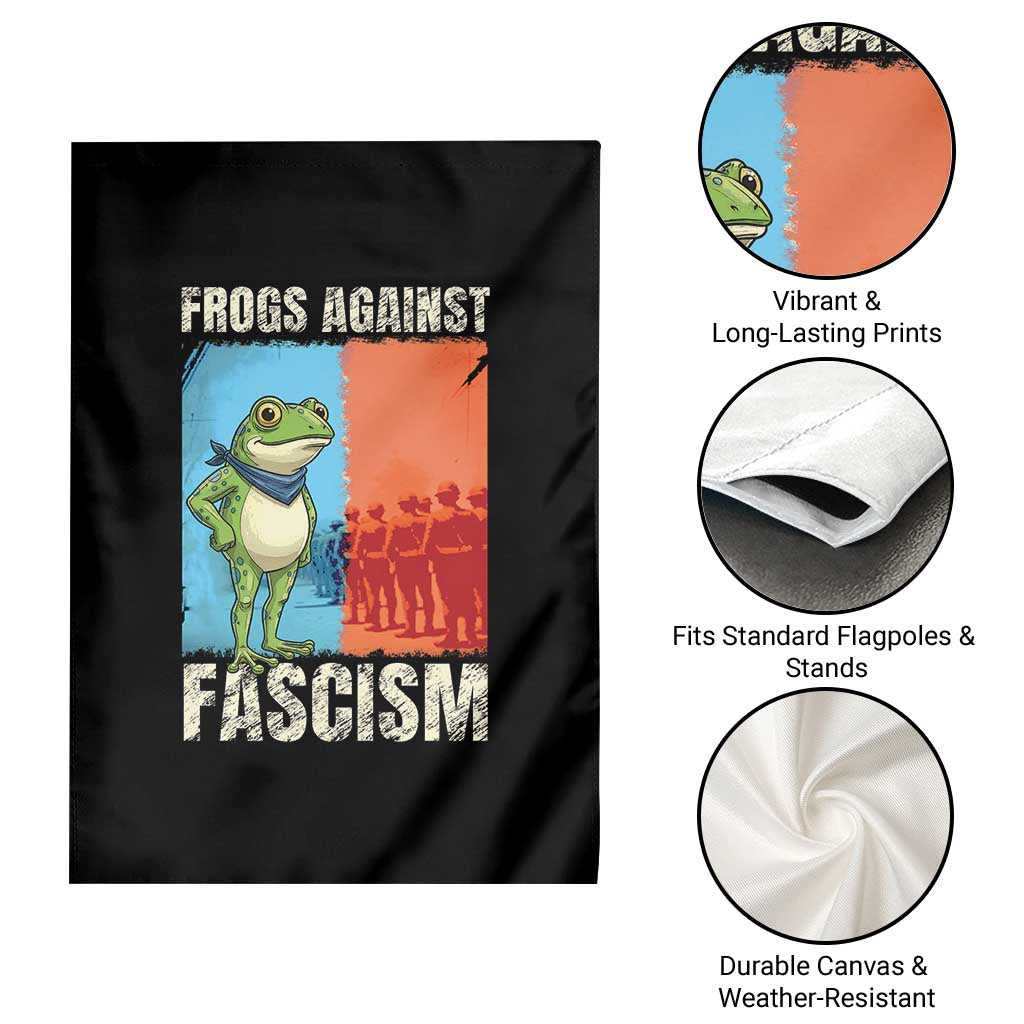 Frogs Against Fascism Garden Flag Portland Protest Vintage Meme Gift TS12 Print Your Wear