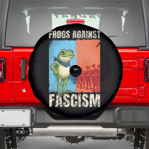 Frogs Against Fascism Spare Tire Cover Portland Protest Vintage Meme Gift - Print Your Wear