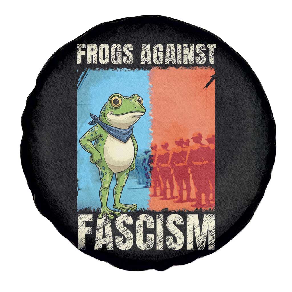 Frogs Against Fascism Spare Tire Cover Portland Protest Vintage Meme Gift TS12 Print Your Wear