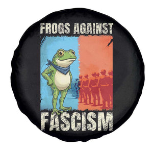 Frogs Against Fascism Spare Tire Cover Portland Protest Vintage Meme Gift - Print Your Wear