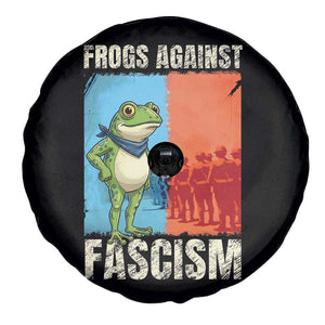 Frogs Against Fascism Spare Tire Cover Portland Protest Vintage Meme Gift - Print Your Wear