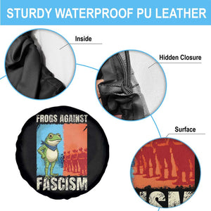 Frogs Against Fascism Spare Tire Cover Portland Protest Vintage Meme Gift - Print Your Wear