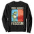 Frogs Against Fascism Sweatshirt Portland Protest Vintage Meme Gift - Print Your Wear