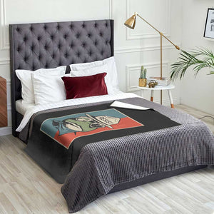 Resist Frog Meme Throw Blanket Portland Vintage Aesthetic Gift TS12 Print Your Wear