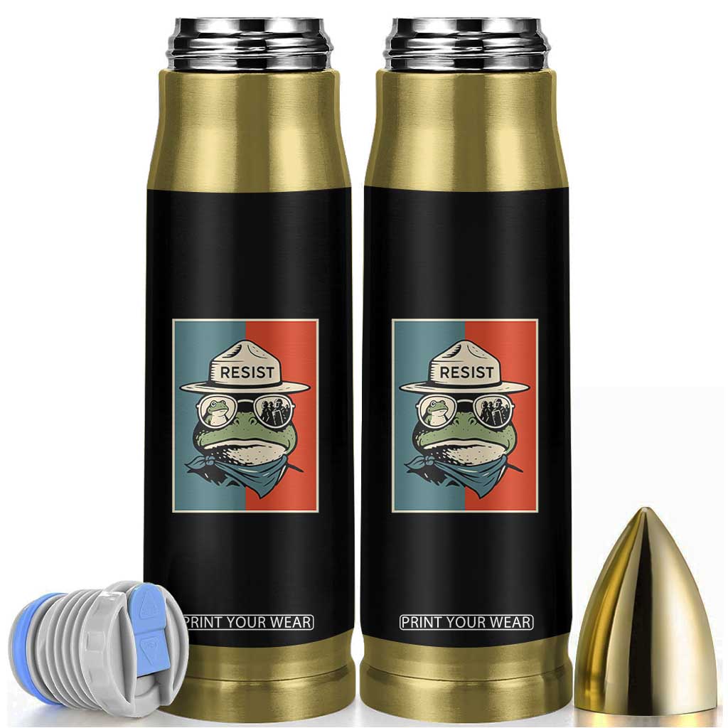 Resist Frog Meme Bullet Tumbler Portland Vintage Aesthetic Gift TS12 Black Print Your Wear