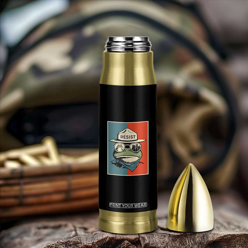 Resist Frog Meme Bullet Tumbler Portland Vintage Aesthetic Gift - Print Your Wear