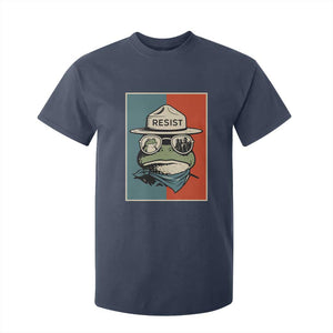 Resist Frog Meme T Shirt For Kid Portland Vintage Aesthetic Gift TS12 Navy Print Your Wear