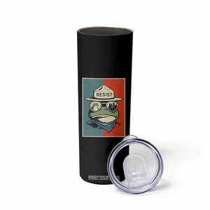 Resist Frog Meme Skinny Tumbler Portland Vintage Aesthetic Gift - Print Your Wear