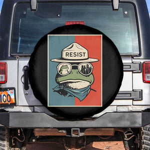 Resist Frog Meme Spare Tire Cover Portland Vintage Aesthetic Gift - Print Your Wear