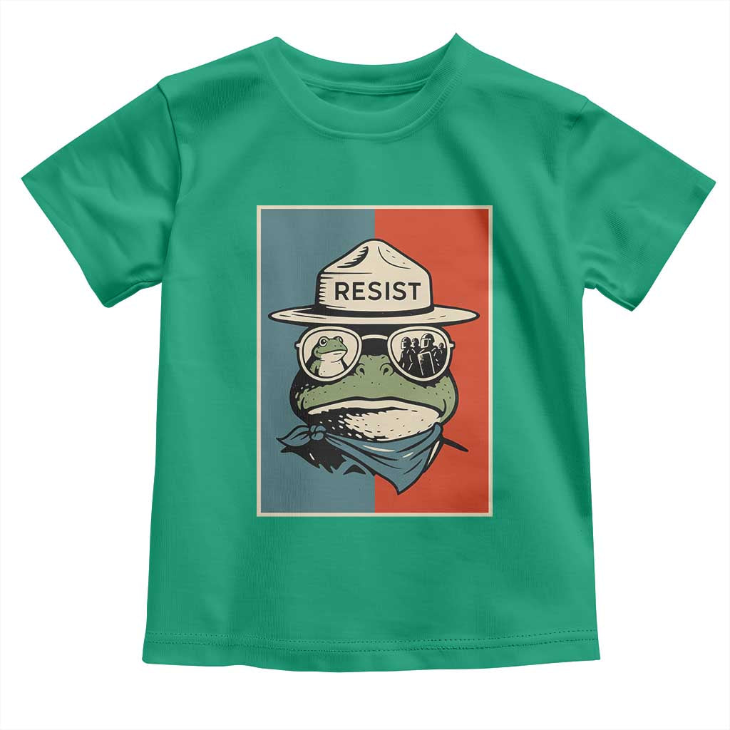 Resist Frog Meme Toddler T Shirt Portland Vintage Aesthetic Gift TS12 Irish Green Print Your Wear