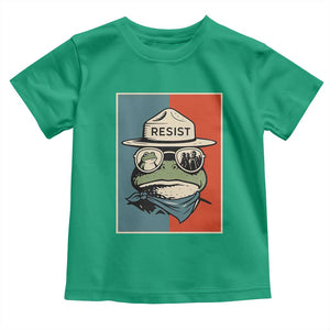 Resist Frog Meme Toddler T Shirt Portland Vintage Aesthetic Gift - Print Your Wear