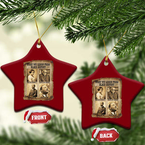 What We Learn From Black History Ceramic Ornament Iconic African American Figures TS12 Print Your Wear