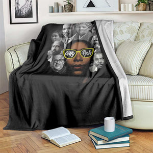My Roots Black History Leaders Throw Blanket African American Heritage TS12 Print Your Wear