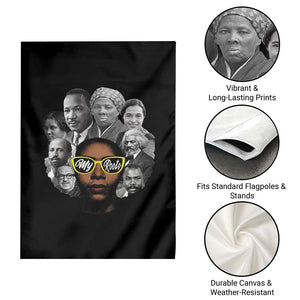 My Roots Black History Leaders Garden Flag African American Heritage TS12 Print Your Wear