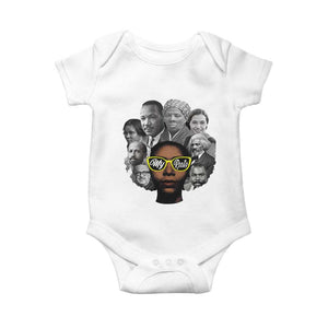 My Roots Black History Leaders Baby Onesie African American Heritage TS12 White Print Your Wear