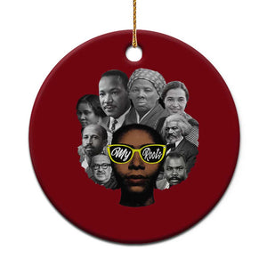 My Roots Black History Leaders Ceramic Ornament African American Heritage TS12 1pc Red Print Your Wear