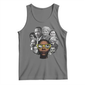 My Roots Black History Leaders Tank Top African American Heritage TS12 Black Heather Print Your Wear