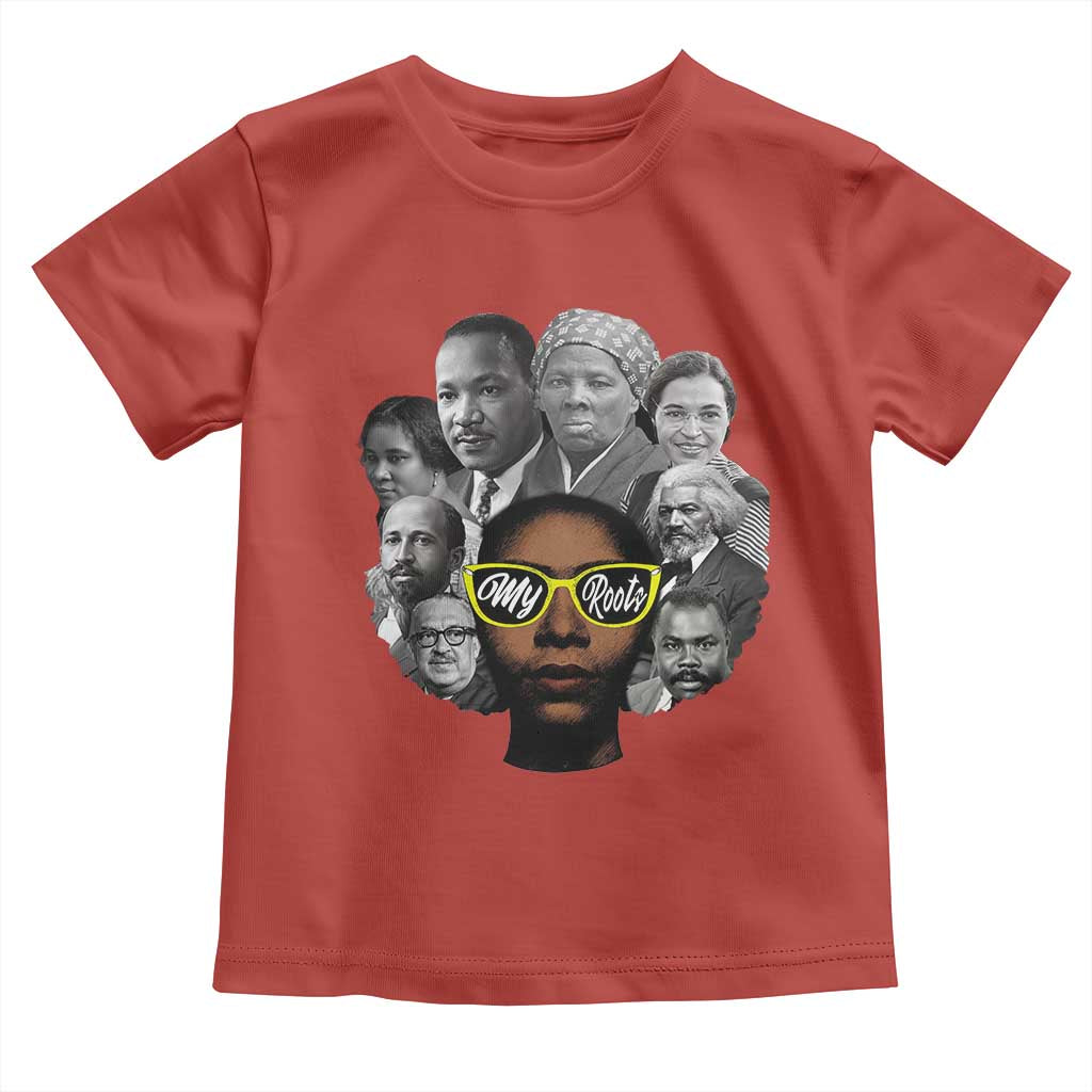 My Roots Black History Leaders Toddler T Shirt African American Heritage TS12 Red Print Your Wear