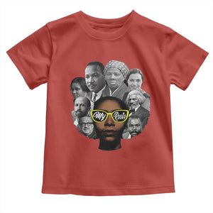 My Roots Black History Leaders Toddler T Shirt African American Heritage TS12 Red Print Your Wear