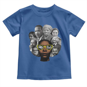 My Roots Black History Leaders Toddler T Shirt African American Heritage TS12 Royal Blue Print Your Wear